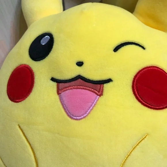 NWT winking Pikachu 10”  Squishmallow - Picture 2 of 4